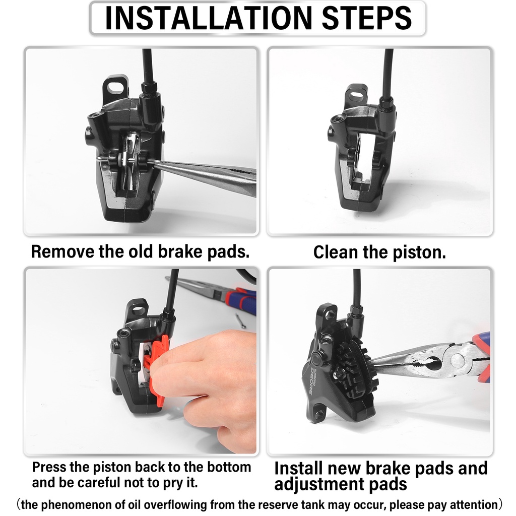 Buckos ผ้าเบรกเซรามิค สําหรับจักรยานเสือภูเขา Shimano M8100 M7100 RS805 M640 M7120 - รูปที่ 3