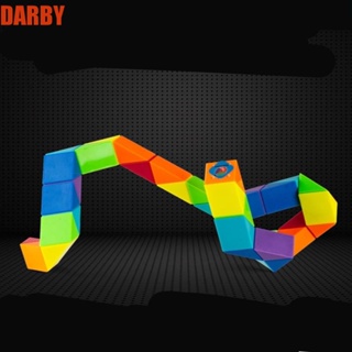 Darby ของเล่นเด็ก งูมายากล 24-72 ส่วน พับได้ ถอดออกได้ หลากสี เพื่อการศึกษา