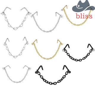 BLISS จิวเจาะจมูก สเตนเลส เครื่องประดับร่างกาย ของขวัญ ฮิปฮอป บอลจมูก ผู้หญิง ต่างหูเจาะจมูก