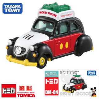 Takara Tomy Tomica Disney Motors DM-04 โมเดลรถยนต์ โลหะอัลลอย รูปมิกกี้เมาส์ ของเล่นสําหรับเด็ก