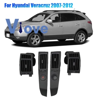 กรอบช่องแอร์รถยนต์ สําหรับ Hyundai Veracruz 2007-2012 1 ชุด 4 ชิ้น