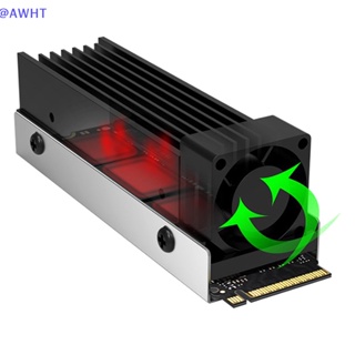 Awht M.2 SSD PCI-E NVMe ใหม่ ฮีทซิงค์ระบายความร้อนฮาร์ดดิสก์โซลิดสเตท M2 2280