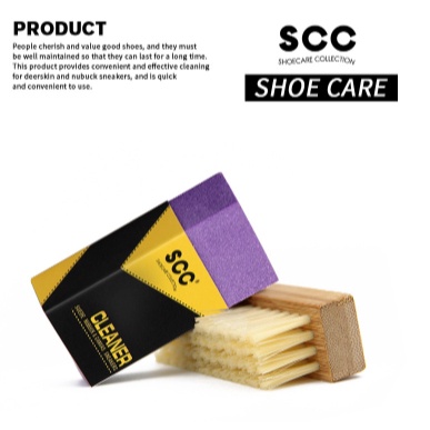 ยางลบทำความสะอาดรองเท้าหนังกลับ SCC แบรนด์อันดับ1 ไม่ต้องซัก หนังนูบัคและผลิตภัณฑ์อื่นๆที่ทำจากหนัง สินค้าพร้อมส่ง+