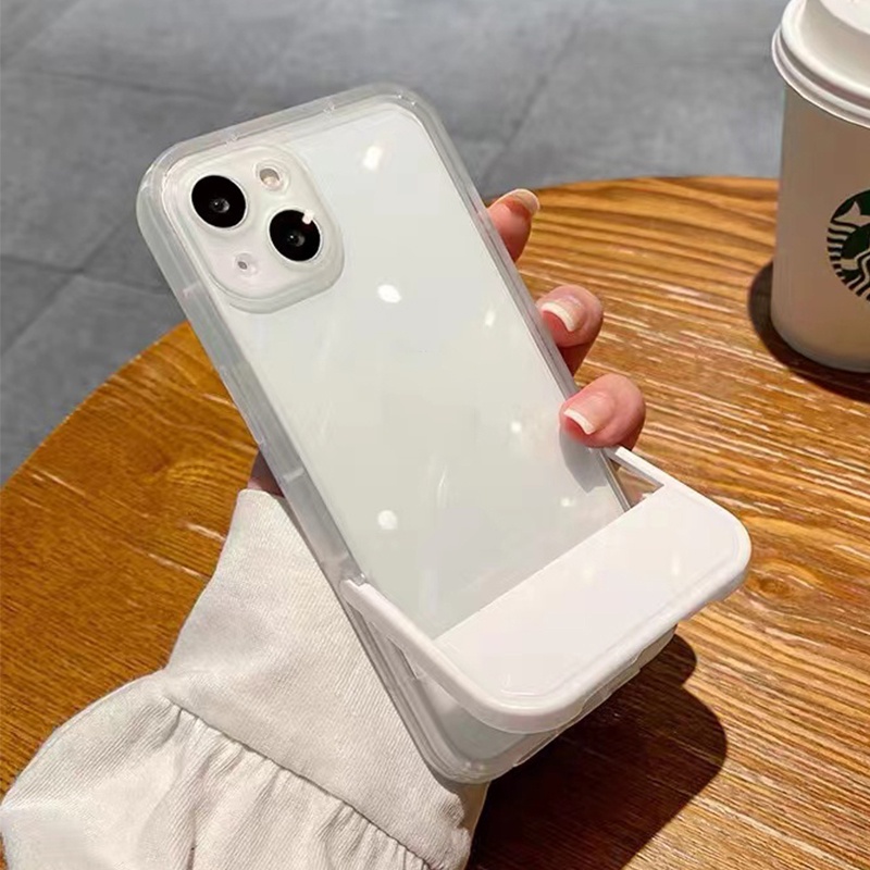 เคสโทรศัพท์มือถือซิลิโคน TPU ใส แบบนิ่ม กันกระแทก มีป็อบอัพ หรูหรา สําหรับ IPhone 11 13 14 12 Pro 7+ 8 Plus XS Max X XR 6 6s