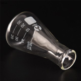 [Dhin] 1pcs High quality lab triangle glass flask conical flask labratory equipment COD