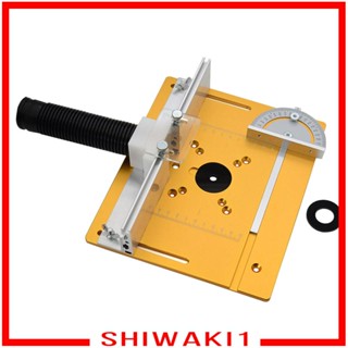 [Shiwaki1] แผ่นเราน์เตอร์ อลูมิเนียม CNC 7.87 นิ้ว X9.45 นิ้ว สําหรับโต๊ะเลื่อย โต๊ะทํางาน ช่างแกะสลัก