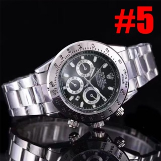 นาฬิกาข้อมือควอตซ์แฟชั่น สายแสตนเลส มีปฏิทิน สไตล์นักธุรกิจ …