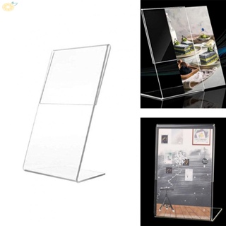 【VARSTR】10 20 Piece A6 Transparent Acrylic Display Stand for Photos Memos and More