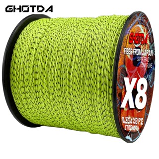 Ghotda Camo สายเอ็นตกปลา แบบถัก 500 ม. 8.2-35.8 กก. 18LB-78LB 8 เส้น