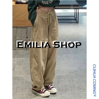 EMILIA SHOP  กางเกง คาร์โก้ กางเกง  Trendy ทันสมัย High quality คุณภาพสูง A90M02E 36Z230909