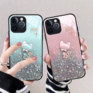 Dmy เคสกระจกนิรภัย สําหรับ iphone 13 pro 14 11 pro max 12 mini 8 plus 7 6 6s XR X XS max