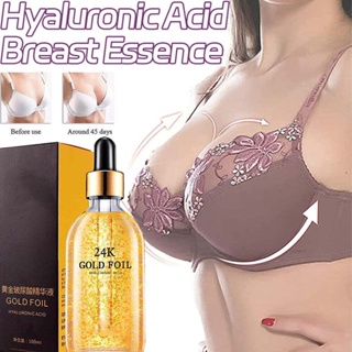 2023 Gold Hyaluronic Acid Breast Essence, Biaoquan 24k Gold Foil Hyaluronic Acid