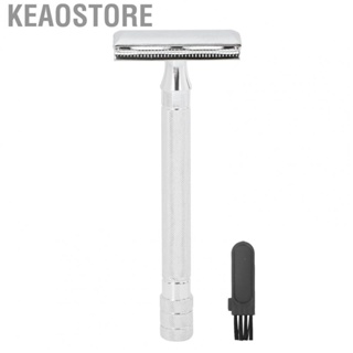 Keaostore Manual Shaving Razor  Excellent Control Double Edge Safety Easy Install for Hair Salon Home Use Beard