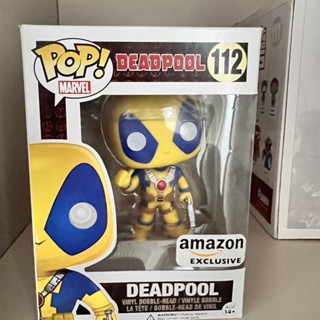 Funko POP ตุ๊กตา World of Warcraft Dc Marvel Minions Overwatch Thunder God Loki Big White Deadpool