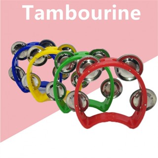 New Arrival~Hand Held Tambourine Musical Instruments &amp; Gear Blue Musical InstrumentToy