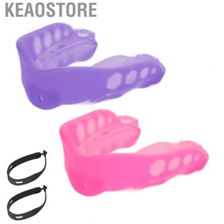 Keaostore Shock Mouth Guard Adult Sports Flavored Mouthguard With Strip For  Basketb