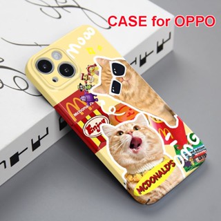 เคสโทรศัพท์มือถือแบบแข็ง ลายการ์ตูนสุนัข McDonalds น่ารัก สําหรับ OPPO Find X5 Pro Find X5 X3 Pro F9 F11 A91 A9 A5 A78 A77 A53 A33 A31 A17 A15 A15S
