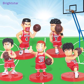 Brightstar ใหม่ โมเดลฟิกเกอร์ อนิเมะ Slam Dunk Akagi Takenori Rukawa สําหรับตกแต่งบ้าน 5 ชิ้น ต่อชุด