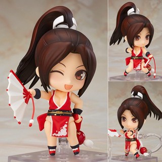 ฟิกเกอร์การ์ตูนอนิเมะ Q wersja Clay Fighting King The King of Fighters KOF Mai Shiranui สําหรับตกแต่งสํานักงาน