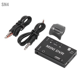 SN4 โมดูล Mini FPV DVR NTSC PAL Switchable ในตัว แบตเตอรี่ เครื่องบันทึกวิดีโอเสียง สำหรับรุ่น RC