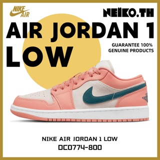 Sneakers&lt;Air Jordan 1 Low&gt;DC0774-800 100%แท้ Pink blue