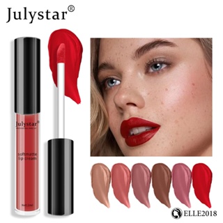 JULYSTAR 2 In1 Lip Glaze &amp; Blush Matte ทาง่าย กันน้ำ แต่งหน้าทาปากสีไม่ตกง่าย 【elle20181_th】