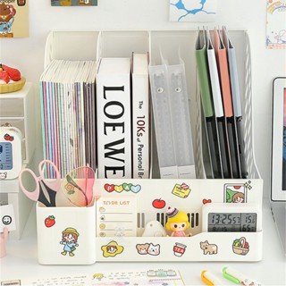 【จัดส่ง】 Creative Ins กล่องเก็บไฟล์ตั้งโต๊ะ ชั้นวางหนังสือนักเรียนน่ารัก โต๊ะทำงานในหอพัก ชั้นวางหนังสือ ชั้นวางหนังสือ