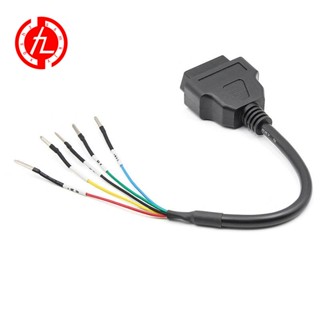 16 Pin OBD OBD2 Female K Line CAN Line Jumper Tester Connector Car Diagnostic Extension Cable Cord Pigtail