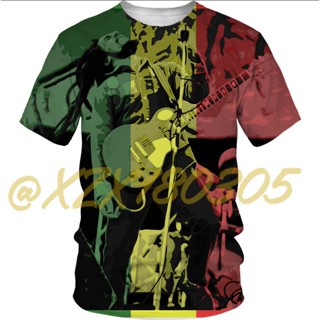 (ทั้งหมดในสต็อก Xzx180305)Bob Marley Buffalo Soldier เสื้อเชิ้ต ลายเดรดล็อก สไตล์วินเทจ 3D 11