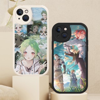 เคสโทรศัพท์มือถือหนังแกะ ลายการ์ตูนอนิเมะ Mushoku Tensei สําหรับ iPhone 13 12 11 14 Pro Max Mini 7 8 Plus X XS XR