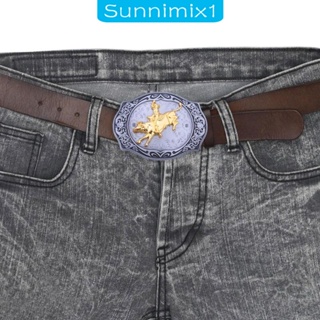 [Sunnimix1] หัวเข็มขัดคาวบอย อัลลอย ทนทาน สไตล์ตะวันตก สําหรับเข็มขัดแกะสลัก