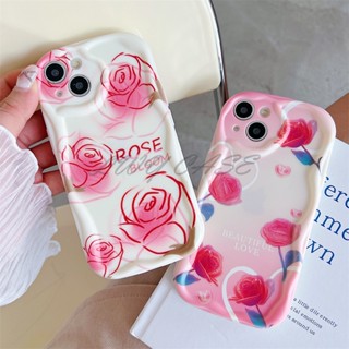 เคสโทรศัพท์มือถือ สําหรับ Xiaomi Redmi Note 12 Pro Note 11 Pro 11s Note 10 Pro 10s Note 9 Note 8 Pro Poco X3 Pro X3 NFC M3 Redmi 10C 10 12C 9T 9A 9C A1+ 13 12 12s 12X Mi 11 Lite เคสนิ่ม ลายดอกกุหลาบ