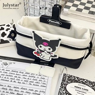 JULYSTAR กล่องดินสอ Kulomi ความจุขนาดใหญ่นักเรียนดินสอกล่องเครื่องเขียนพลิกปากกากระเป๋าค่าสีสูงกระเป๋าเก็บของ Pacha Dog