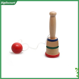 {BIG} ของเล่นเกม Kendama Ball Game Balance Skill แบบไม้ สไตล์ญี่ปุ่น ของเล่นเสริมการศึกษา สําหรับเด็ก