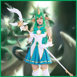 ชุดคอสเพลย์ League of Legends Soraka สําหรับผู้หญิง