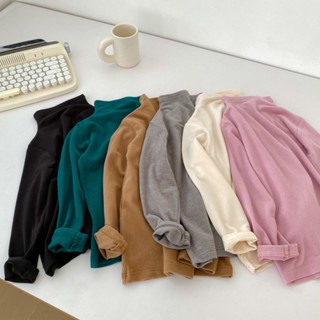 เสื้อเชิ้ต สีพื้น สไตล์เกาหลี สําหรับเด็กผู้ชาย และเด็กผู้หญิง