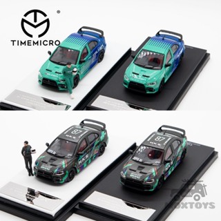 โมเดลรถยนต์ Time Micro 1:64 Lancer Evolution EVO X 10 ของเล่นสําหรับเด็ก