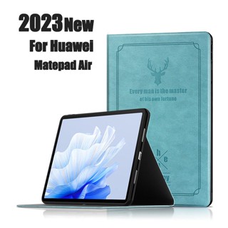 เคส ลายกวาง พร้อมขาตั้ง สําหรับ Huawei Matepad Air 11.5 Case 2023 Matepad Air 2023 DBY2-AL00 DBY2-W00