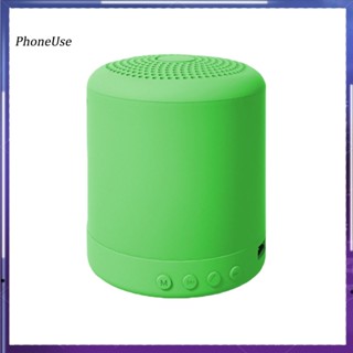 Phoneuse เครื่องเล่นเพลง ลําโพงบลูทูธไร้สาย แฮนด์ฟรี USB TF AUX FM ขนาดเล็ก แบบพกพา