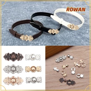 Row หัวเข็มขัดรองเท้า 15/18 มม. 5 ชิ้นสําหรับตกแต่งเสื้อผ้าตุ๊กตา Diy หลากสี