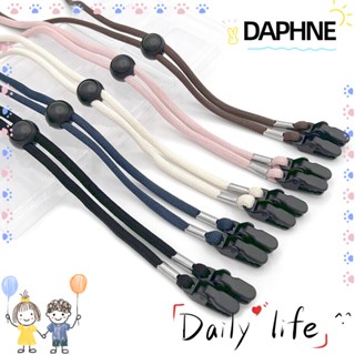 Daphne สายเชือกคล้องคอ ปรับได้ กันหาย กันหาย กันหาย สําหรับหมวก 4 ชิ้น