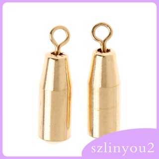 [szlinyou2] อุปกรณ์ถ่วงน้ําหนัก ทองแดง สีทอง สําหรับตกปลา