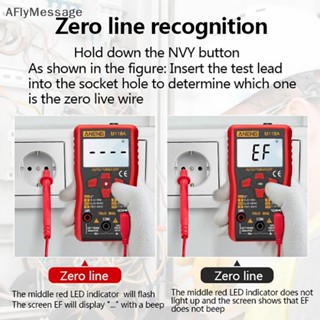 Afl ANENG M118A มัลติมิเตอร์ดิจิทัล AC/DC แบบพกพา ขนาดเล็ก RMS
 Th
