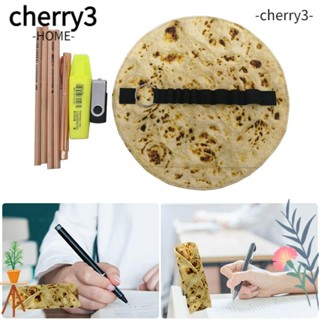 Cherry3 Tortilla กระเป๋าดินสอ แบบม้วน คุณภาพสูง สไตล์สร้างสรรค์