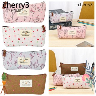 Cherry3 กระเป๋าดินสอ ลายดอกไม้ เหมาะกับของขวัญ สําหรับใส่เครื่องเขียน