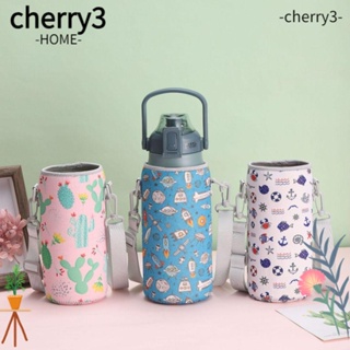 CHERRY3 กระเป๋าใส่ขวดน้ํา ขนาด 1300 มล. 1700 มล. อุปกรณ์เสริม สําหรับเล่นกีฬา ตั้งแคมป์กลางแจ้ง 1 ชิ้น