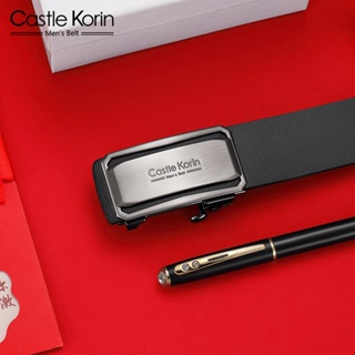 Castle Korin ใหม่ เข็มขัดผู้ชาย หัวเข็มขัดอัตโนมัติ แบรนด์หรู สําหรับผู้ชาย ck01022