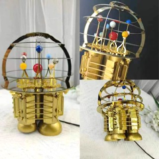 New Solar System Model Electric Metal Iron Model Handicraft Ornaments Decoration