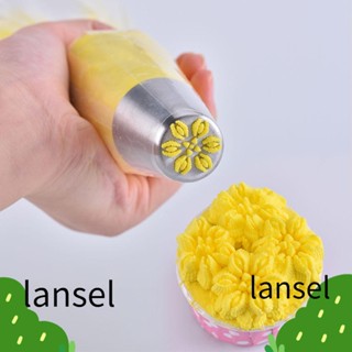 LANSEL 1/2 ชิ้น หัวฉีดไอซิ่ง อุปกรณ์ครัว เบเกอรี่ ขนม เคล็ดลับ ฟองดองท์ คัพเค้ก เบเกอรี่ แม่พิมพ์