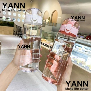 YANN1 ขวดน้ําดื่ม ขนาด 780 มล. แบบพกพา สีโปร่งใส สําหรับเล่นกีฬา ยิม